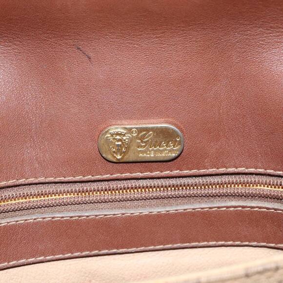 GUCCI Micro GG Canvas Shoulder Bag Pvc Beige - Picture 16 of 16